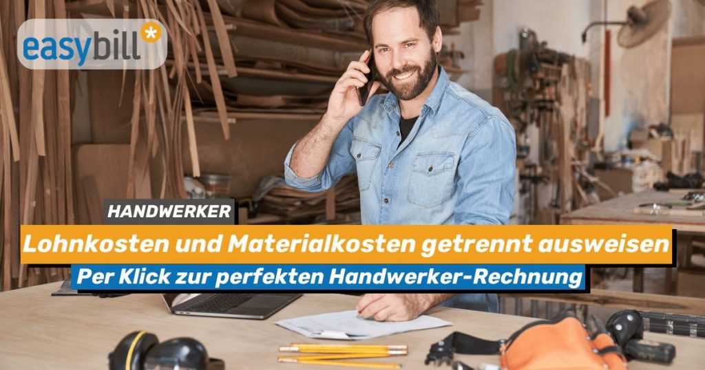 Headerbild für Blogbeitrag zum Thema Handwerker-Rechnung