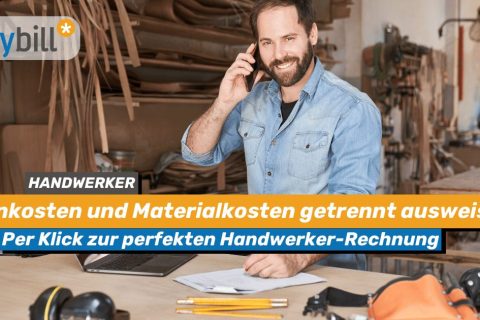 Headerbild für Blogbeitrag zum Thema Handwerker-Rechnung