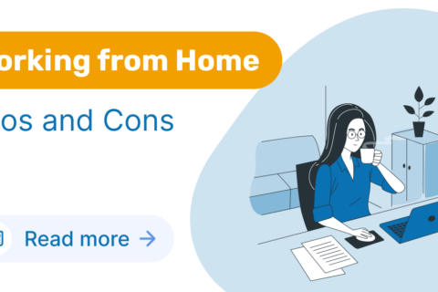 Blog Header for Remote working at home