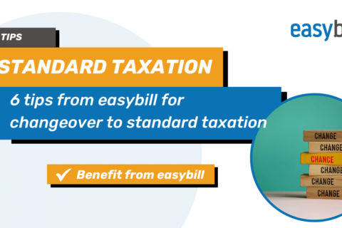 Header image for the blog post on the topic: Conversion to standard taxation