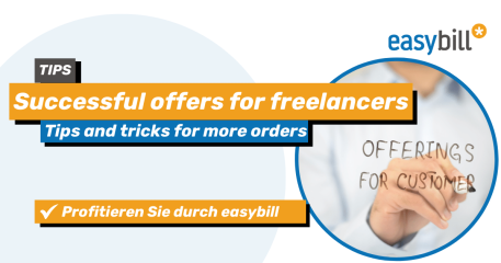 Cover images for blog post on the topic of offers for freelancers