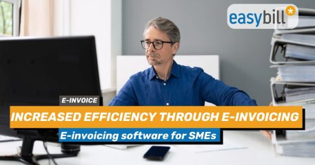Header image for blog post on e-invoicing software for SMEs