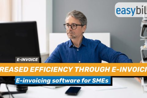 Header image for blog post on e-invoicing software for SMEs