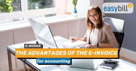 Header graphic blog post on e-billing and its advantages for accounting