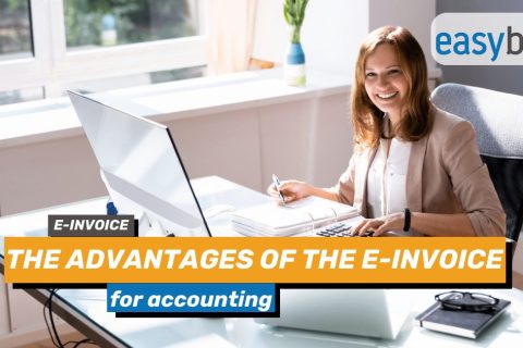 Header graphic blog post on e-billing and its advantages for accounting