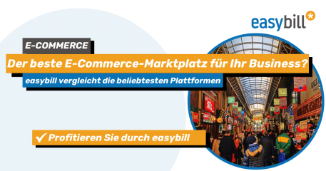 Headerbild zu Blogbeitrag, Thema Vergleich von E-Commerce Marktplätzen in Deutschland
