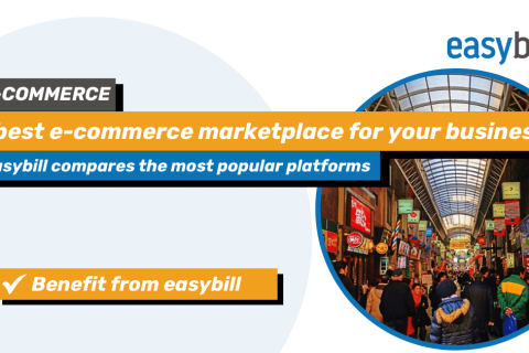 Header image for blog post, topic comparison of e-commerce marketplaces in Germany