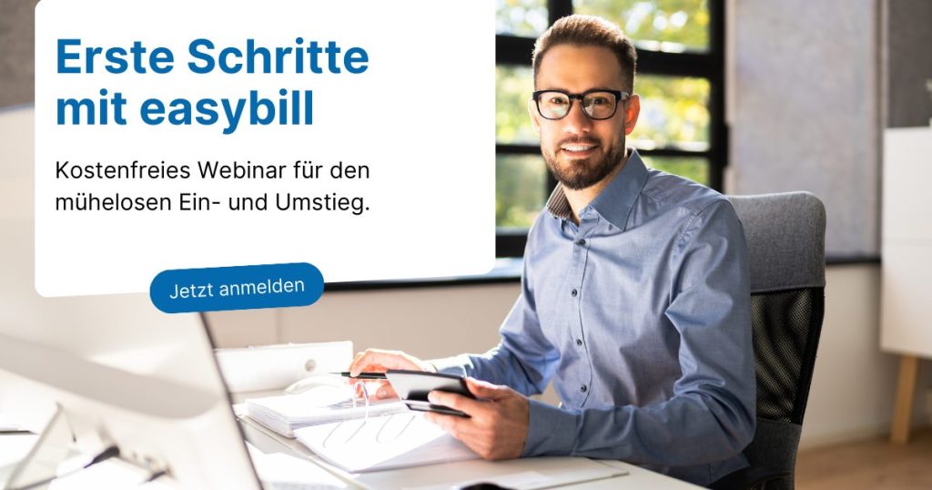 Webinar easybill für Einsteiger